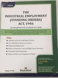 Buy THE INDUSTRIAL EMPLOYMENT (STANDING ORDERS) ACT, 1946